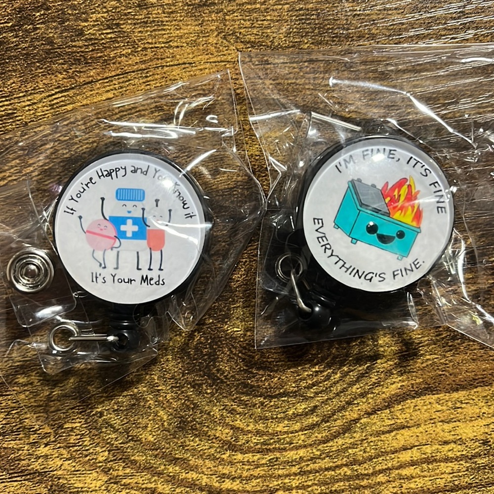 NWT: Healthcare Etsy Badge Reels